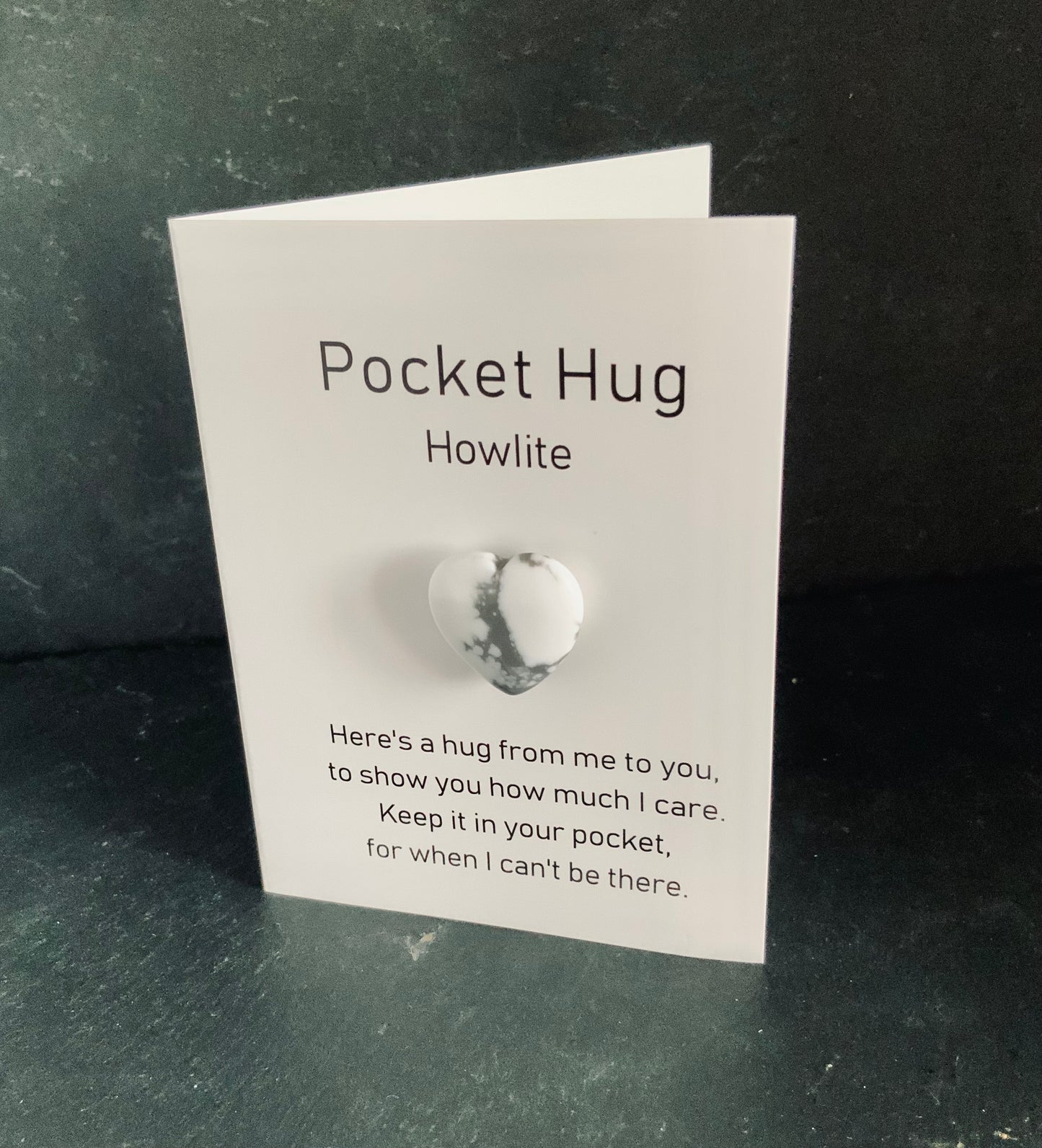 Howlite Stone Pocket Hug