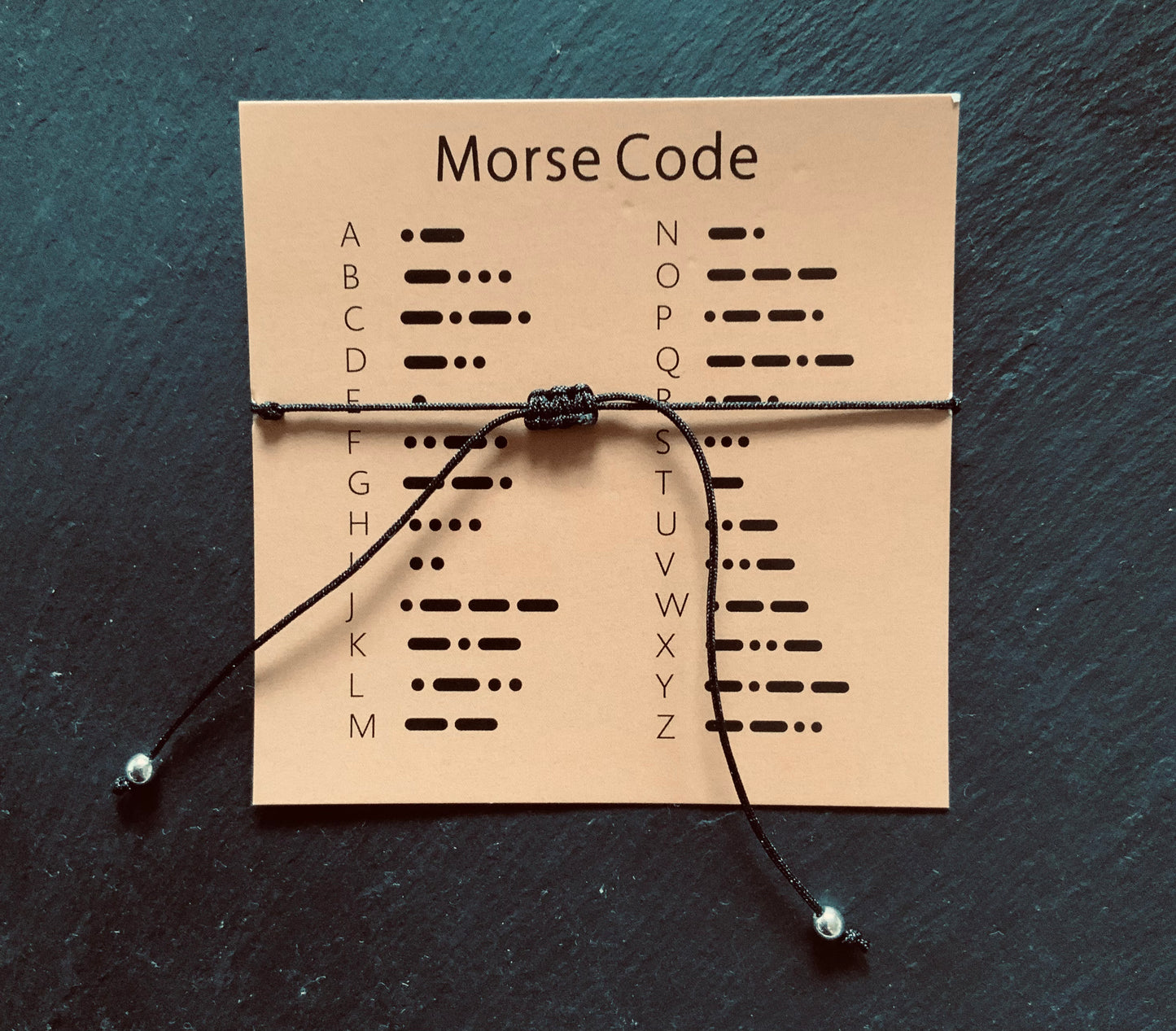 FUCK CANCER Morse Code Bracelet